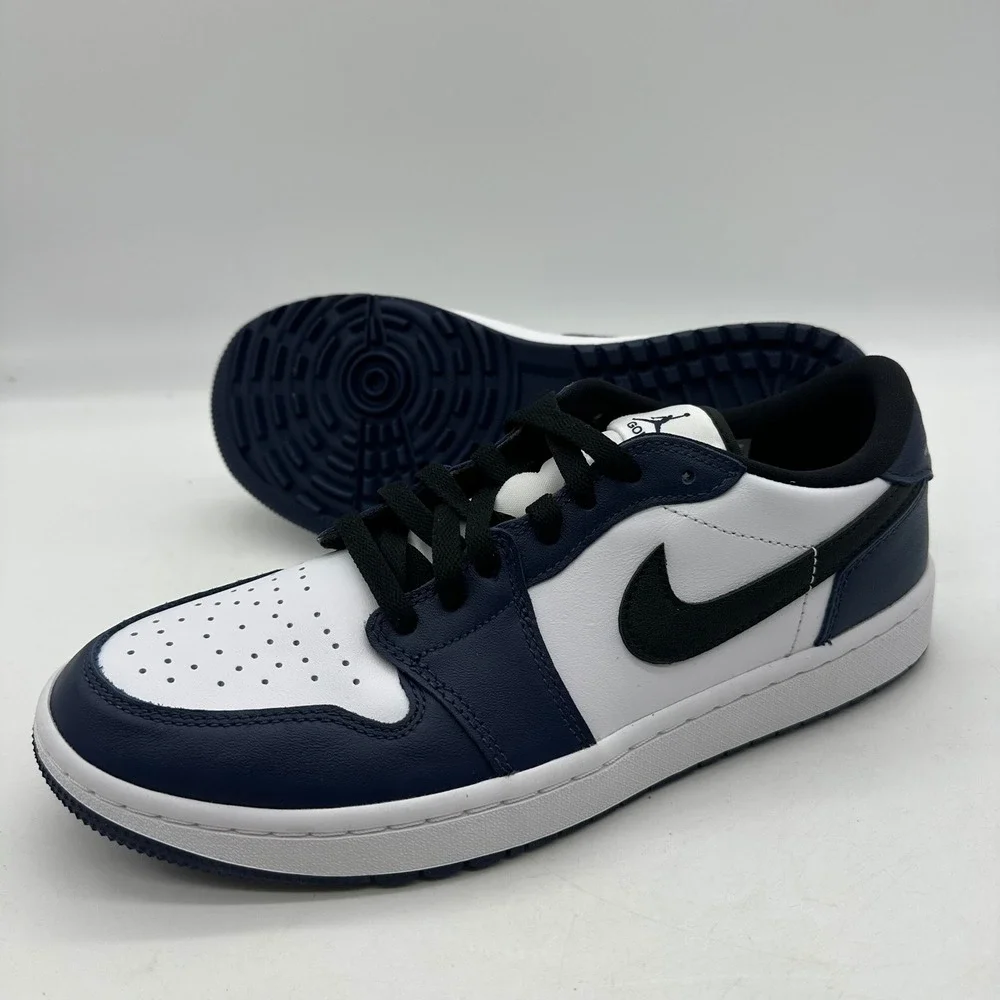 Nike DD9315-104 Mens Size 9 Air Jordan 1 Low Golf Shoes Midnight Navy Sneakers